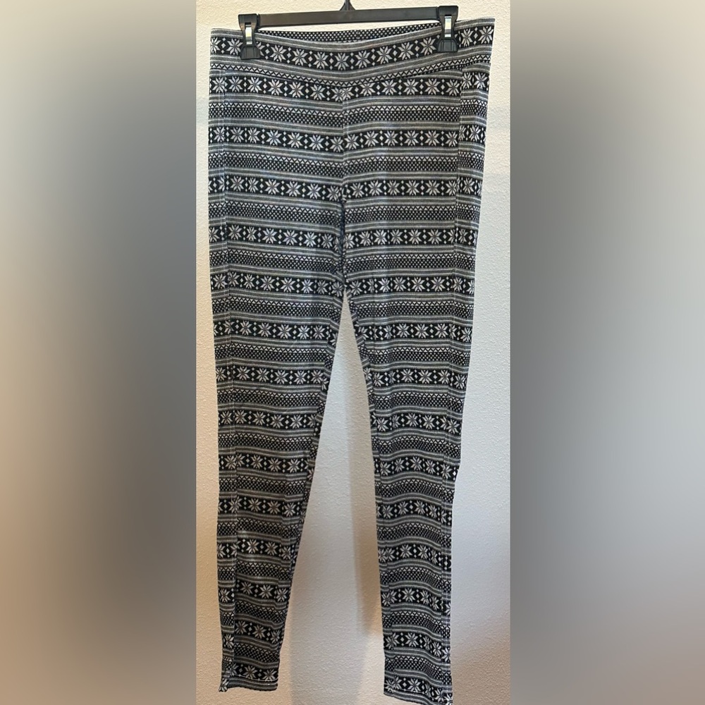 Kavu Snowflake Leggings Size Large